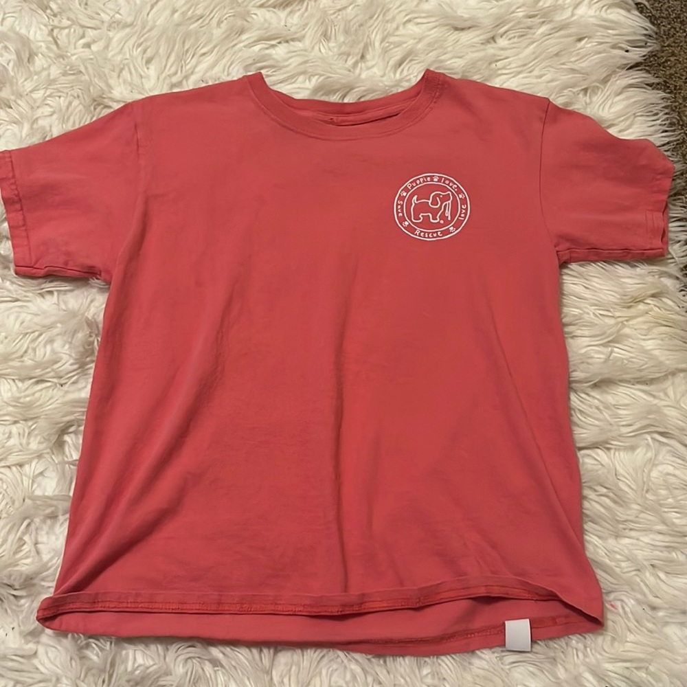 Pink puppie love t-shirt
